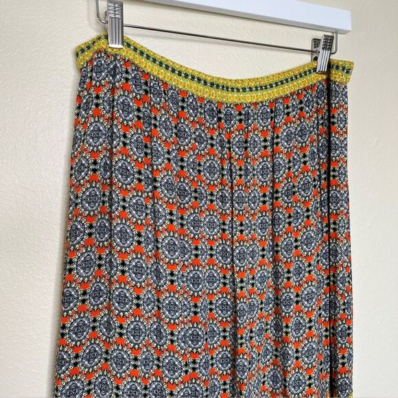 Caravan Creations Maxi Skirt Multiprint Tiered Boho Peasant Pull On Women Large - Picture 2 of 13